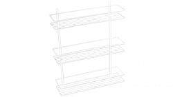 Полка прямая трехэтажная белая Fixsen FX-730W-3 250_100_Array